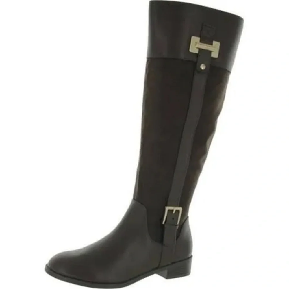 Karen Scott Deliee Black Riding Boots. Size 7M